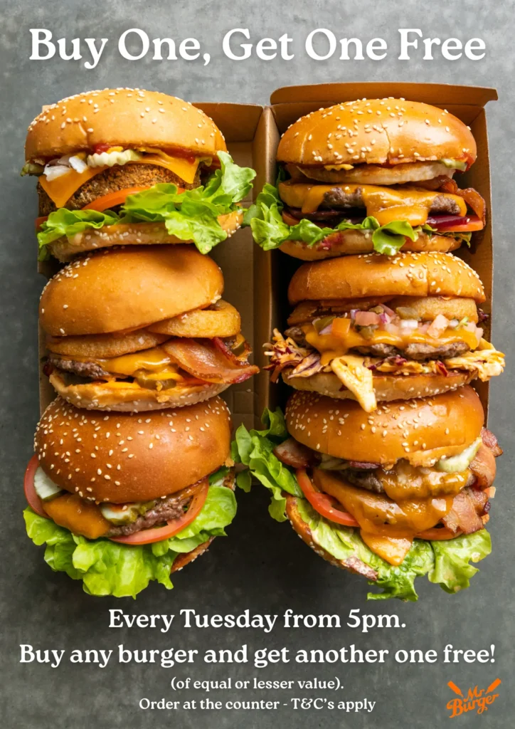 buy one, get one free